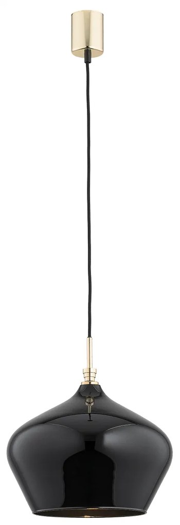 Lustra / Pendul modern design scandinav IRUN 30cm negru