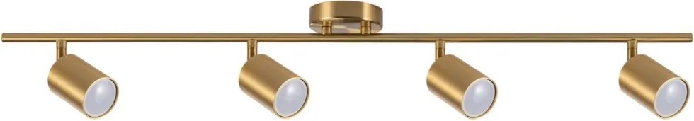 Spot LED RGBW dimmabil GOLDI, 4x GU10/6W/230V, auriu