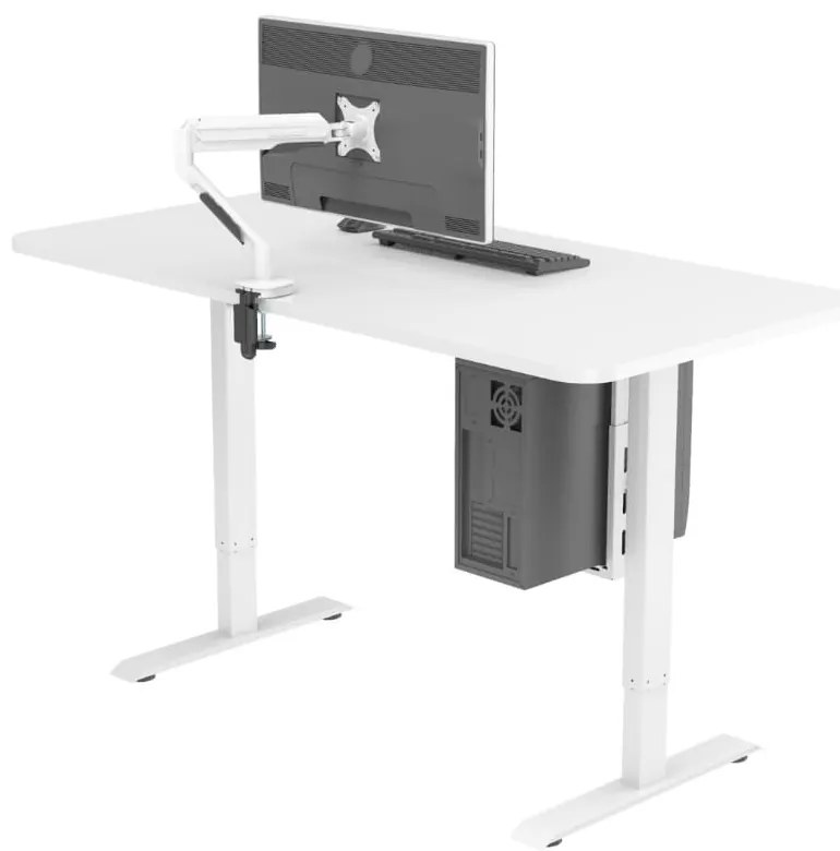 Suport pentru PC OfficeTech, alb