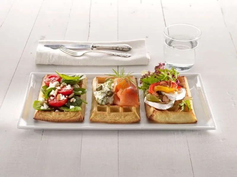 Set 2 forme pentru vafe Lekue 1009047, 500 ml, -60°C / +220°C, Silicon platinat, Rosu