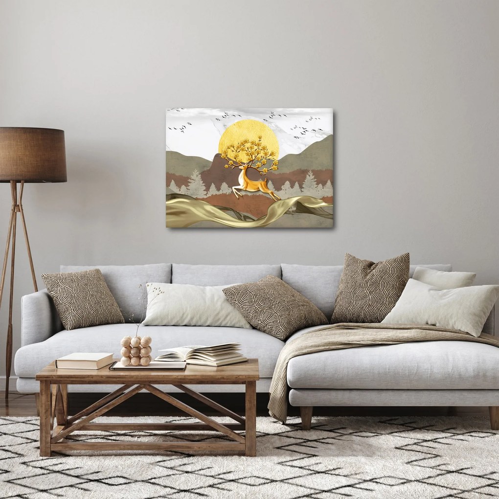 Tablou cu cerb (70x50 cm)