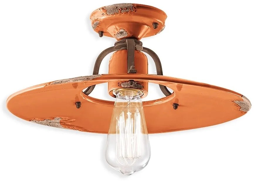 Plafoniera design retro realizata manual din ceramica COUNTRY, 40cm