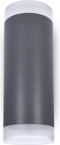 Brilagi - Aplica de perete LED RGBW pentru exterior MATERA, 2x GU10, 6W, 230V, antracit, IP54