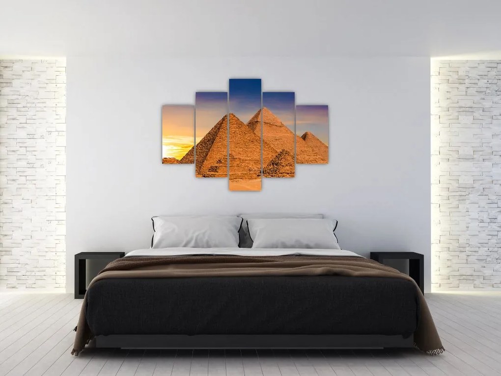 Tablou - Piremidele din Egipt (150x105 cm)