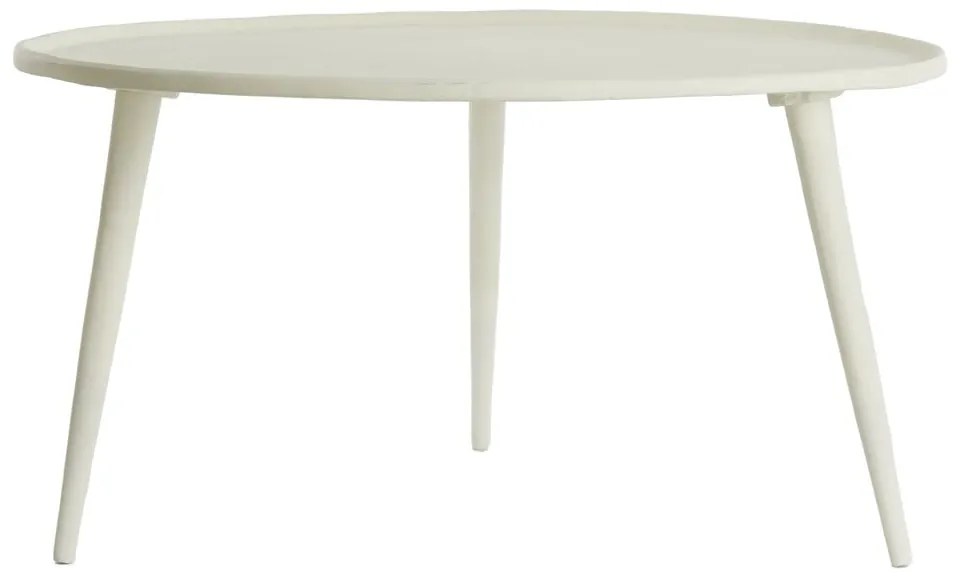 Măsuță de cafea crem rotundă din metal ø 67,5 cm Babina – Light &amp; Living