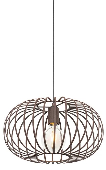 Lampă suspendată de design brun ruginiu - Johanna