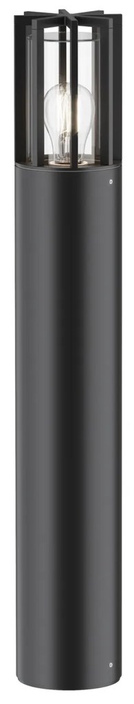 Stalp pentru exterior Barrel O453FL-01GF, 1xE27, grafit, IP54, Maytoni