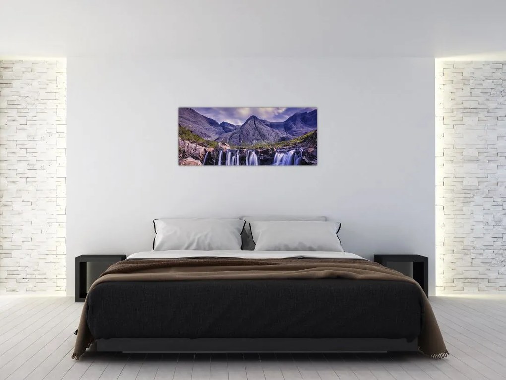 Tablou cu cascade (120x50 cm)