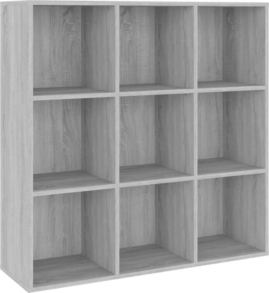 vidaXL Bibliotecă, gri sonoma, 98x29x97,5 cm