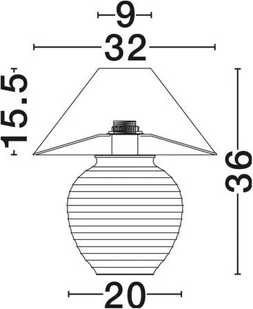 Veioza, Lampa de masa SILIA