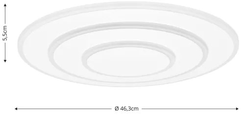 Brilagi - Plafonieră LED reglabilă MODERN LED/58W/230V 3000-6000K + telecomandă