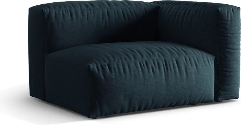 Modul pentru canapea modulară albastru închis (cu colț pe partea dreaptă) Martina – Micadoni Home