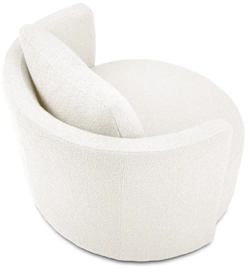 Fotoliu pivotant Interieurs 86 Nael, alb