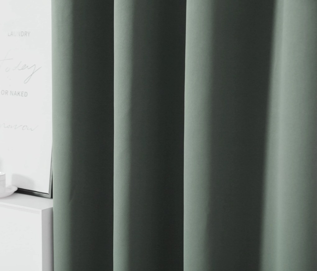 Draperie OXFORD 140x270 cm, gri-verde Agatat: Rejansa