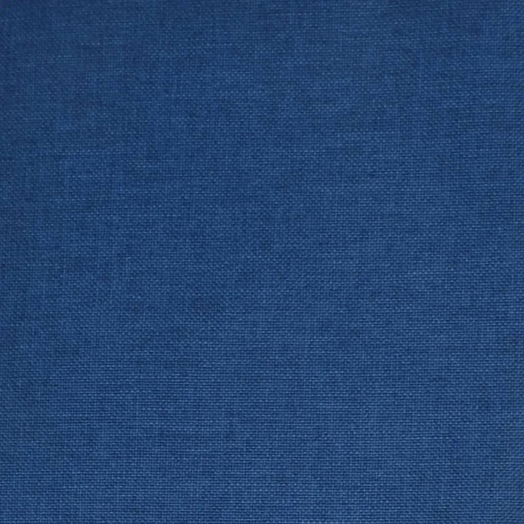 Scaune de bar, 2 buc., albastru, material textil 2, Albastru