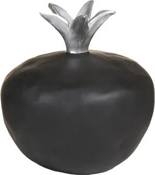 Decoratiune negra din rasina 22 cm Pomegranate Santiago Pons