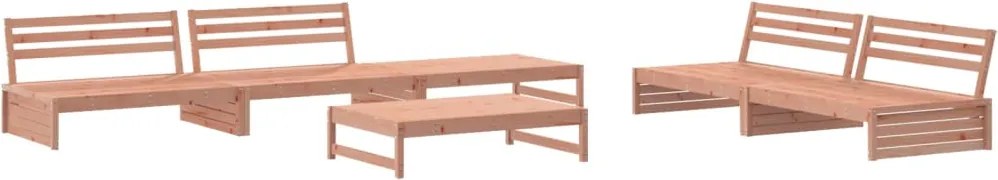 vidaXL Set mobilier relaxare grădină, 6 piese, lemn masiv Douglas