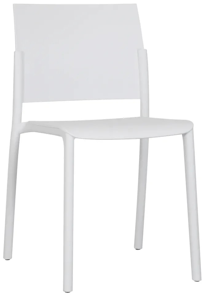 Scaun din plastic KOSTAS, alb