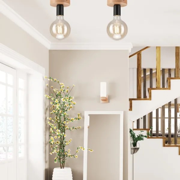 Lustră aplicată VITO 1xE27/60W/230V fag