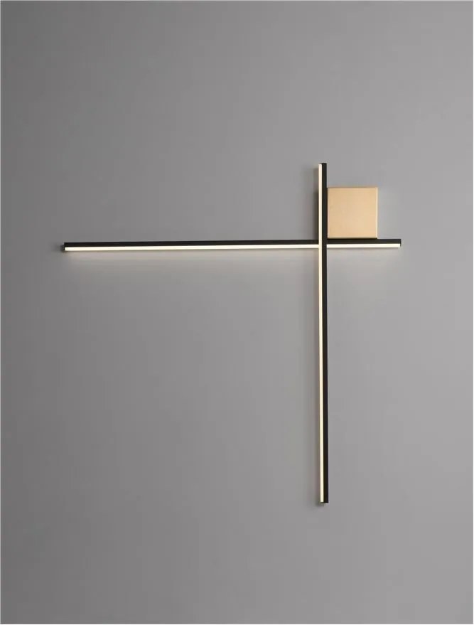 Aplica de perete cu lumina ambientala LED Cross 80cm