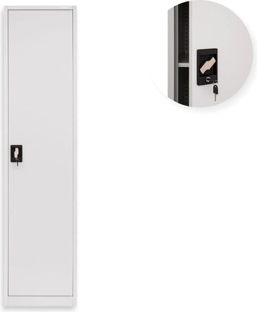 Dulap metalic îngust Tokio Grey