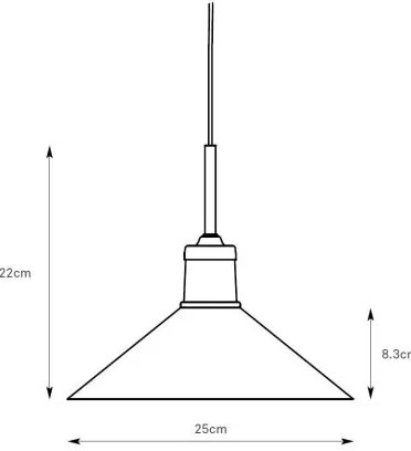 Lustră pe cablu Markslöjd 108868 VELA 1xE27/40W/230V alamă/verde