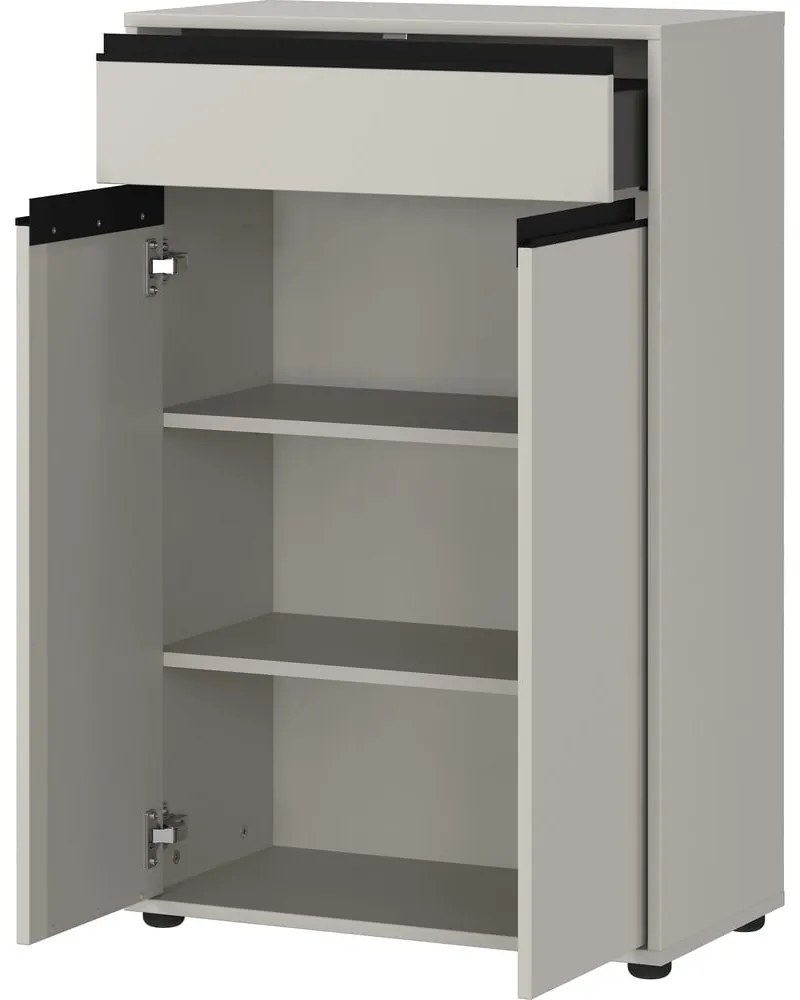 Dulap de baie gri înalt 63x98 cm Lemont – Germania