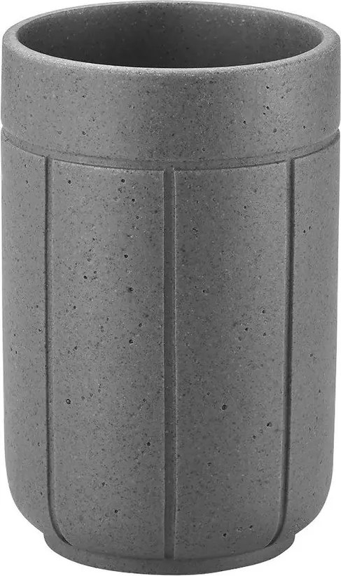 Suport pentru periuța de dinți gri din polirășină Kua – Blomus