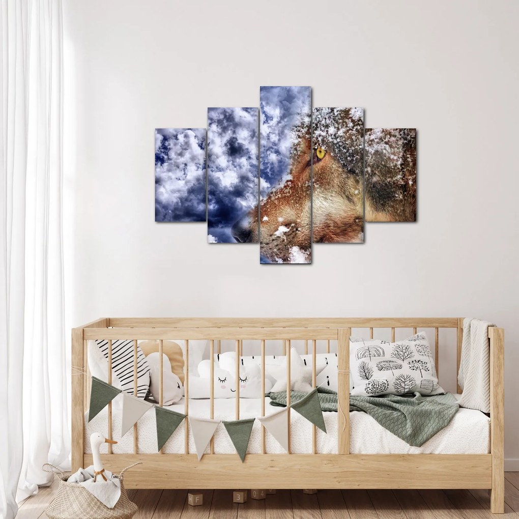Tablou cu lup (150x105 cm)