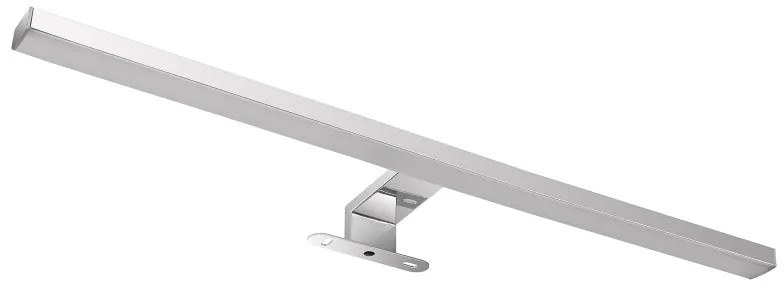 Aplica LED pentru baie design modern IP44 Jaime argintiu, opal