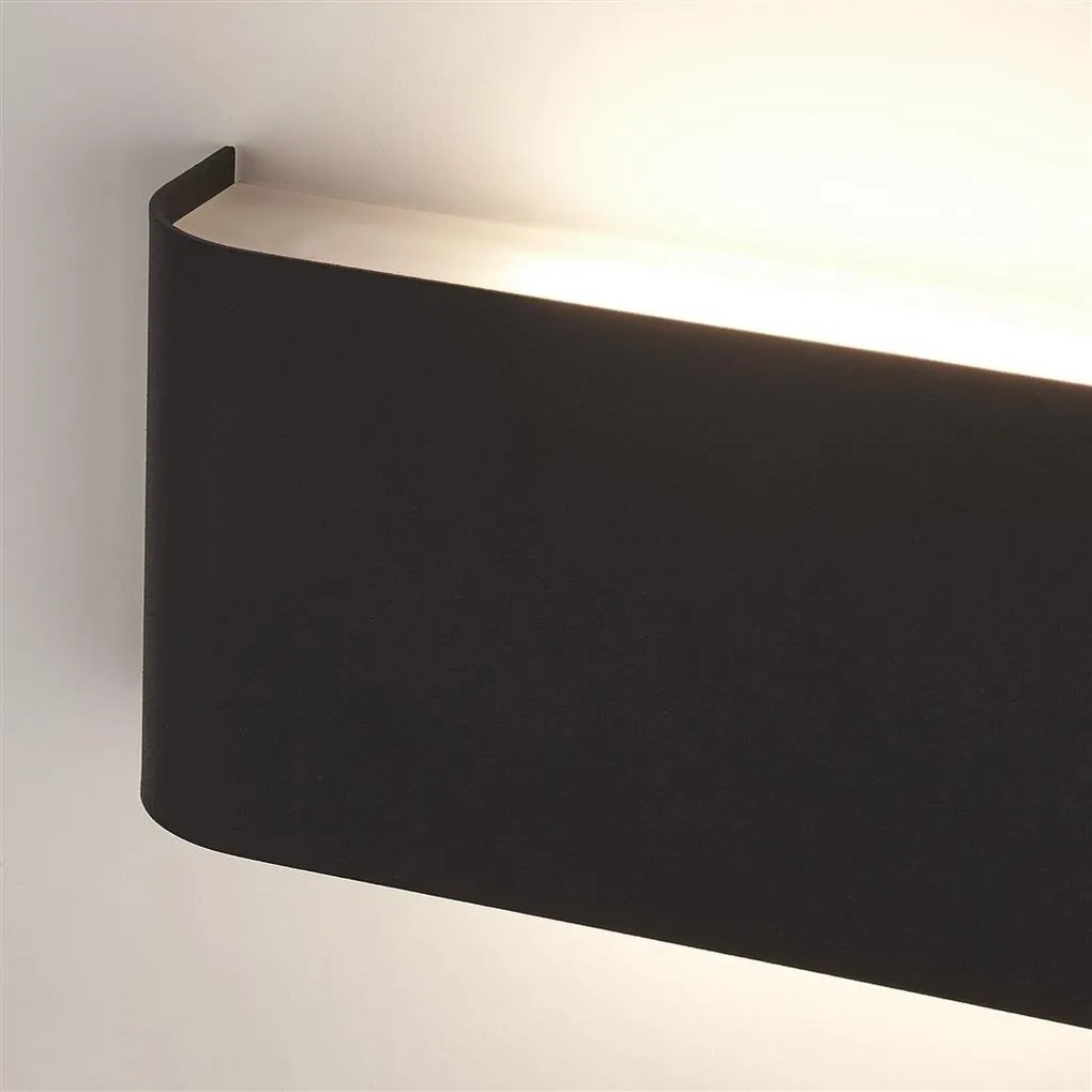 Aplica de perete cu lumina ambientala LED Match Box negru