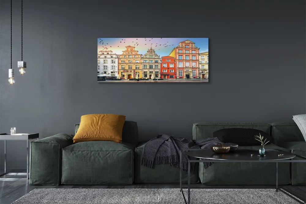 Tablouri canvas Gdańsk clădiri vechi oraș