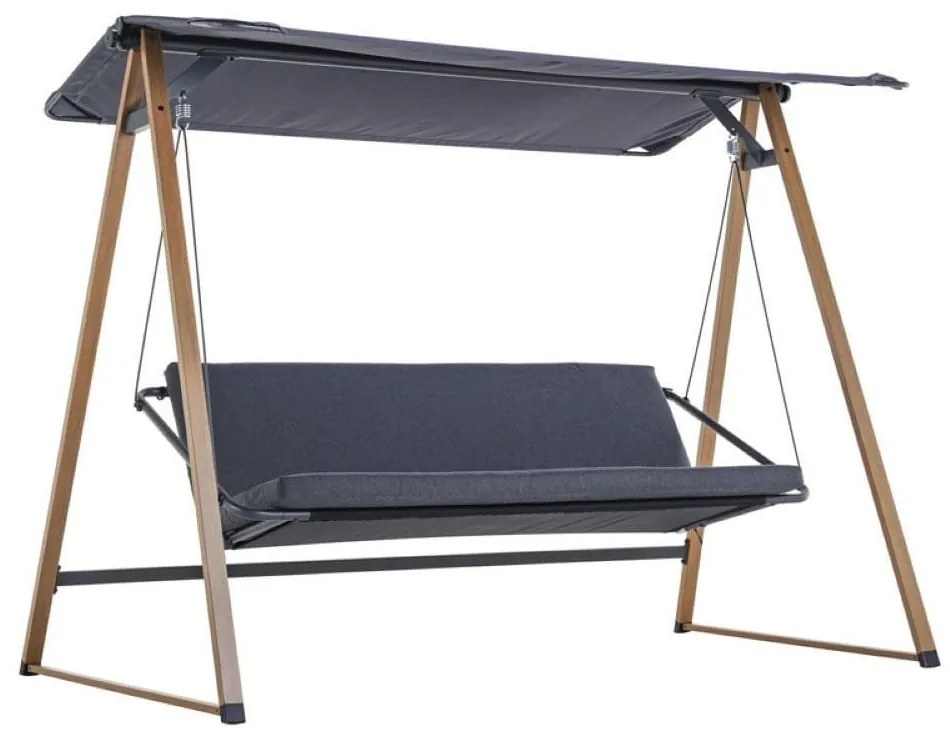 Balansoar de terasa Herning gri/maro L232 cm