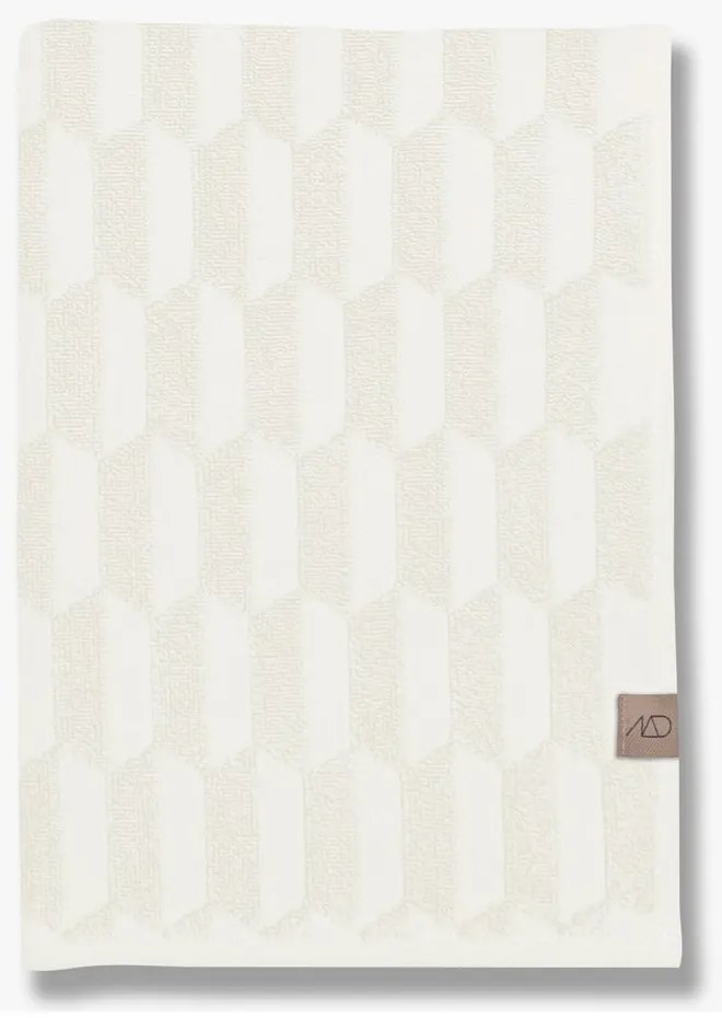 Prosop crem din bumbac 70x133 cm Geo – Mette Ditmer Denmark