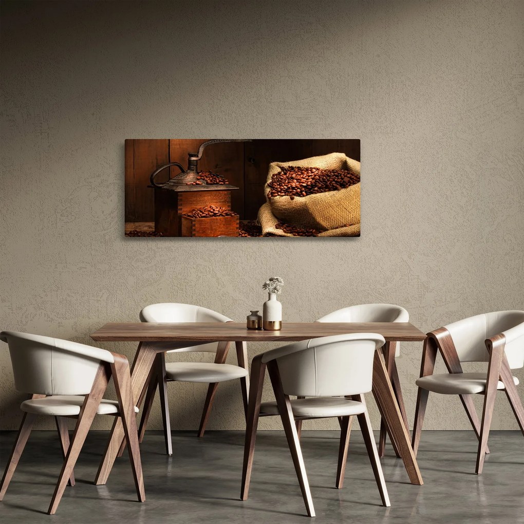 Tablou cu cafea (120x50 cm)