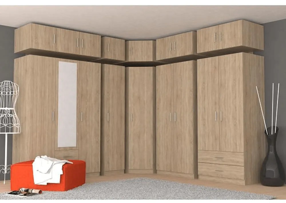 Suprastructură pentru dulap Izetta Typ 6 (stejar sonoma). 794840
