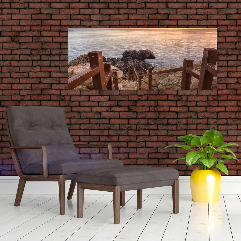 Tablou - Coborâre la mare (120x50 cm)