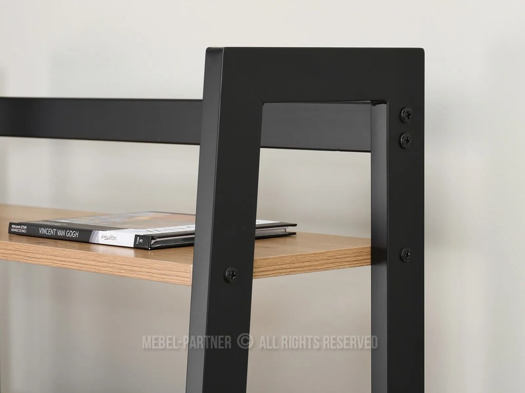 Raft Topaz (stejar + negru). Promo -25%. 1111385