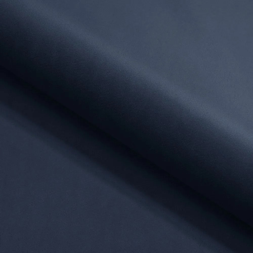 Colțar albastru extensibil cu tapițerie din catifea (cu colț pe partea dreaptă/în formă de ”L”) York Blik – Ropez