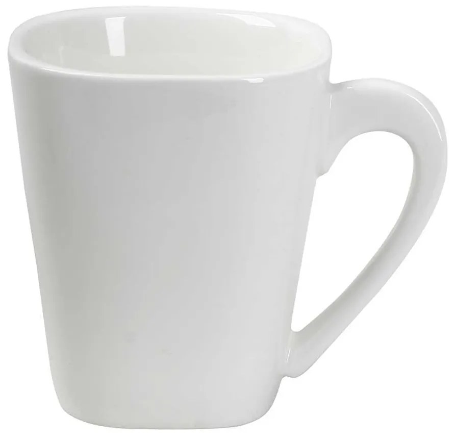 Cana cafea/ceai, portelan, 220ml, alb, Kubiko/Fala