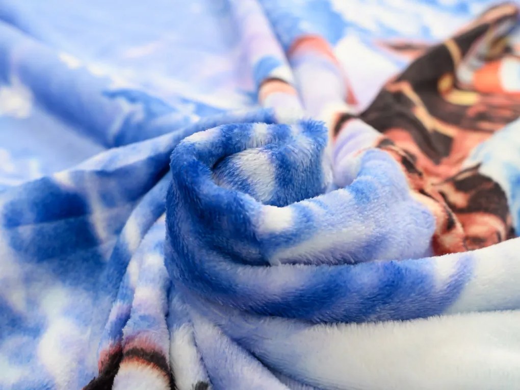 Lenjerie cocolino WINTER WISH albastru Dimensiune lenjerie de pat: 70 x 90 cm | 140 x 200 cm