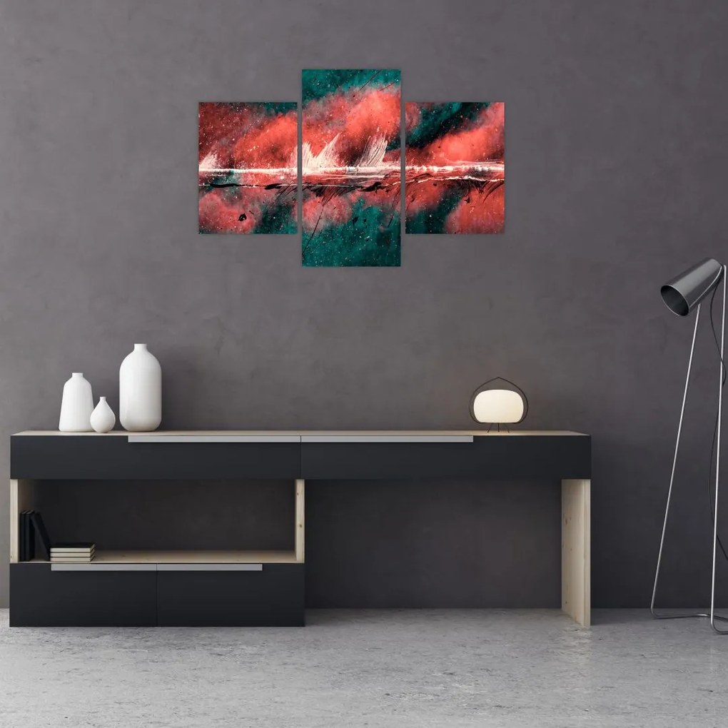 Tablou - Explozie în petrol (90x60 cm)