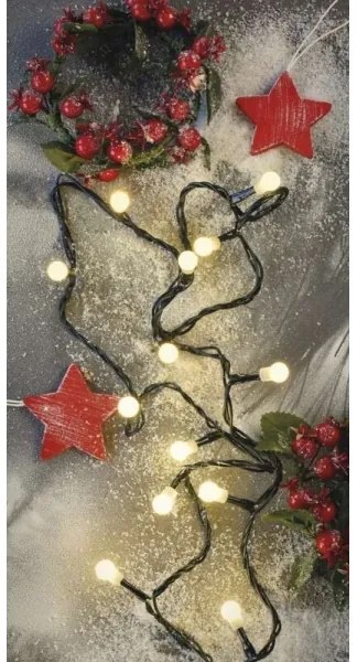 Instalație LED de Crăciun de exterior 80xLED/13m IP44 alb cald