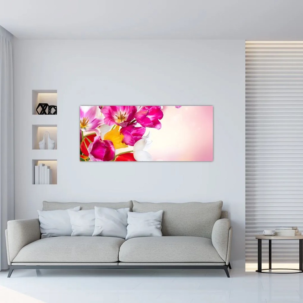 Tablou cu lalele (120x50 cm)