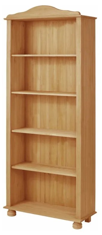 Bibliotecă în culoare naturală din lemn de pin 70x181 cm Ella – Støraa