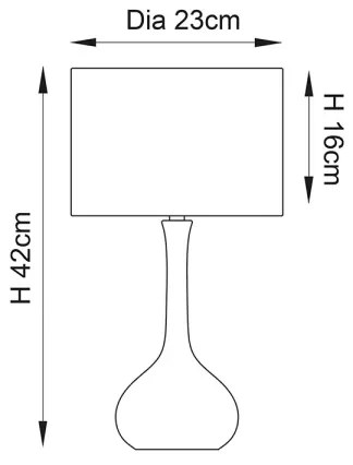Endon 61191 - Lampă de masă PICCADILLY cu dimmer, 1xE14/40W/230V, alamă/bej