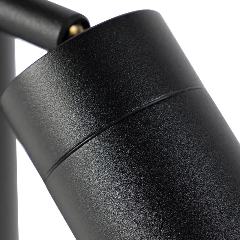 Lampă de exterior neagră 45 cm reglabilă IP44 - Solo