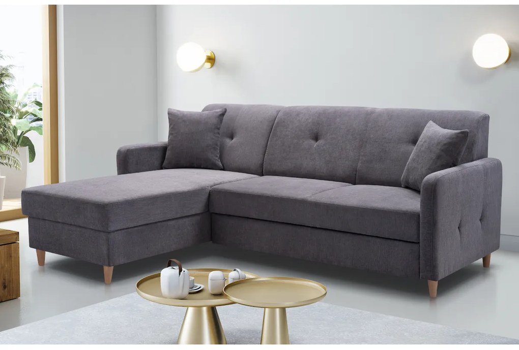 Supermobel Coltar extensibil MALMO, 220x88x162, asti 6, colt pe dreapta