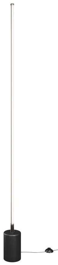Lampadar LED, lampa de podea, design modern Flow negru