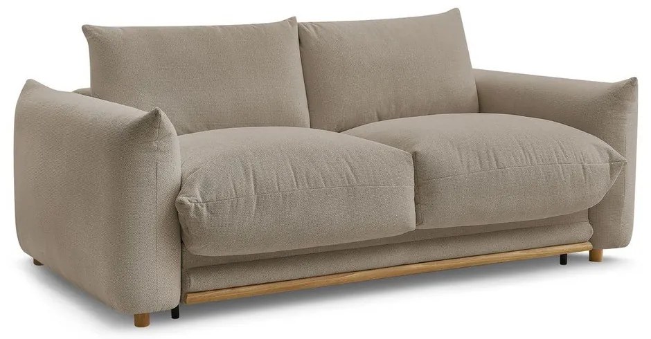 Canapea bej extensibilă 214 cm Ernest – Bobochic Paris